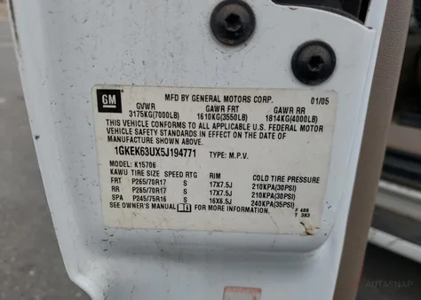 1GKEK63UX5J194771